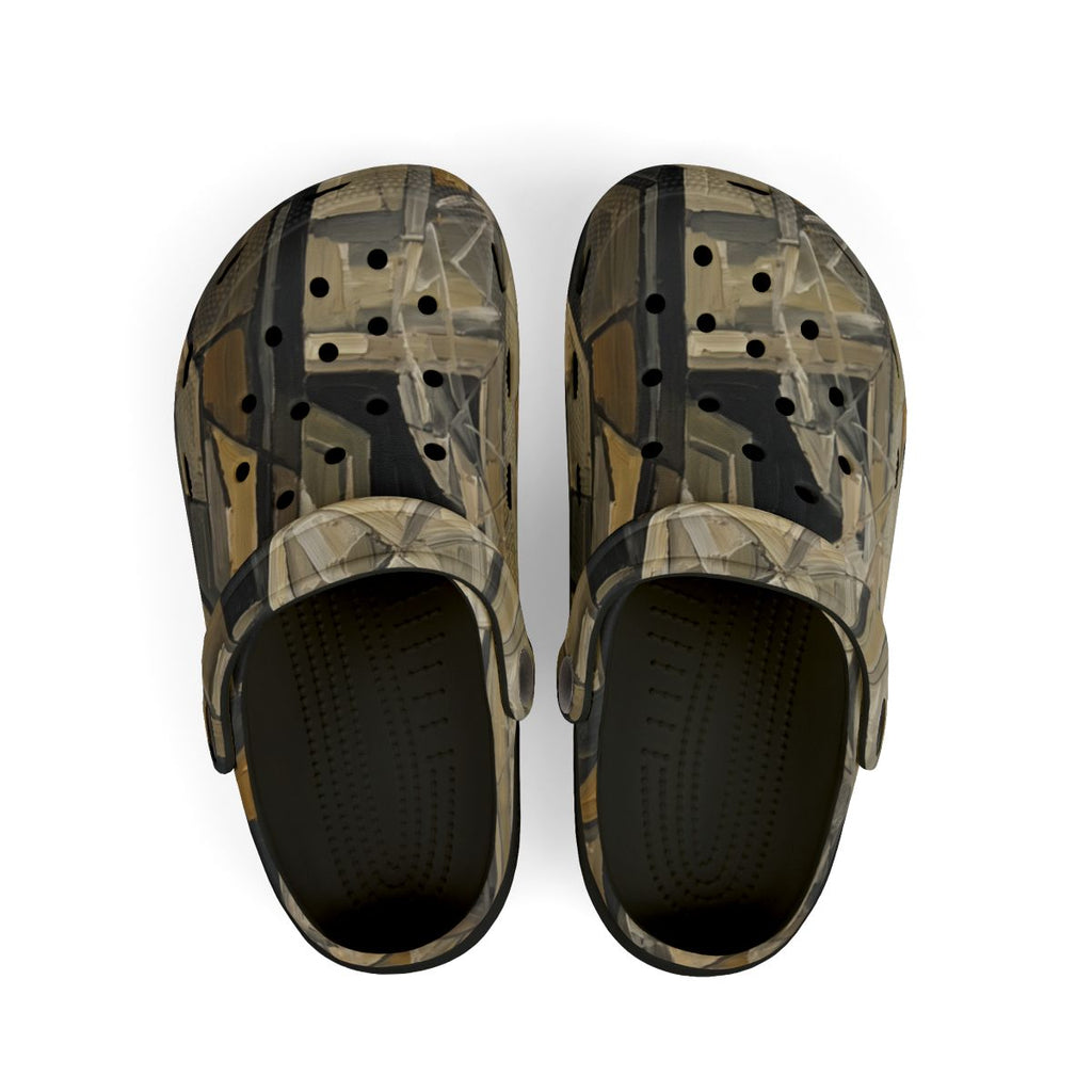 Kids' Cubist Hallway Art Clogs