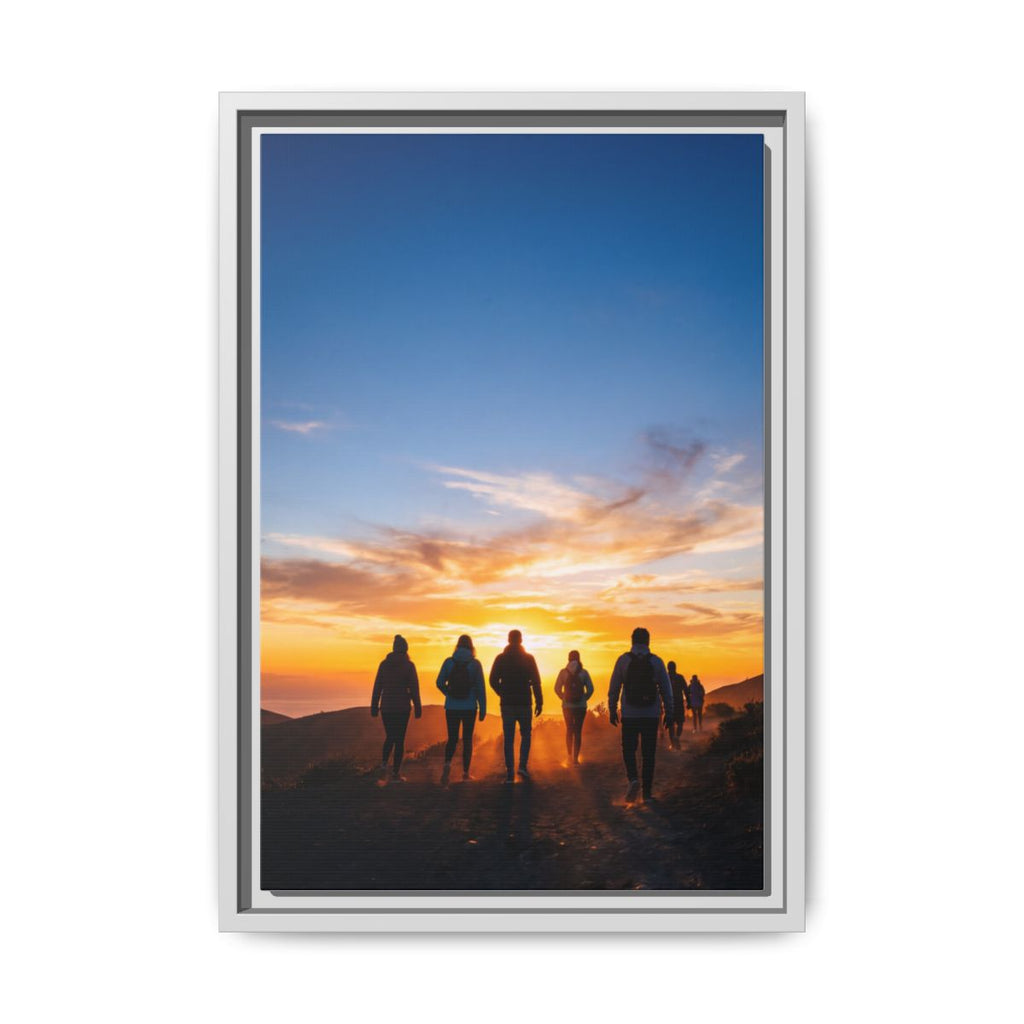 Matte Canvas, Framed - Epic Dawn Trek