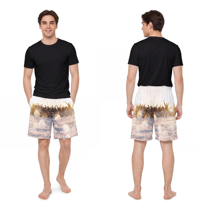 Pantaloncini sportivi da uomo - Radiant Sunburst