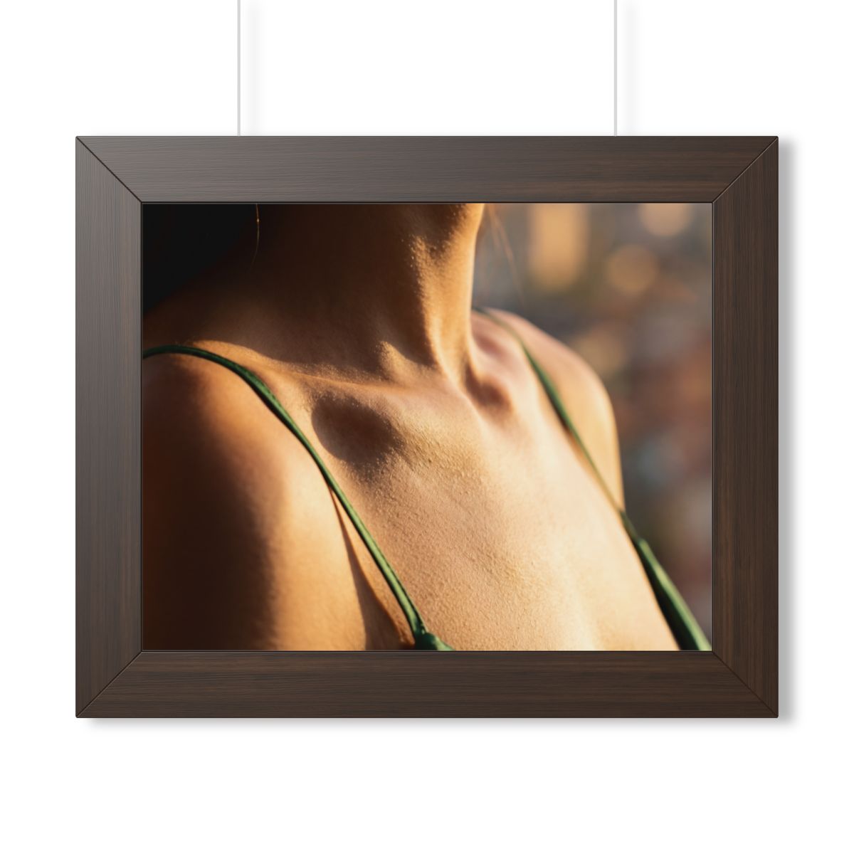 Framed Horizontal Poster - Golden Hour Glow - Minimalist......