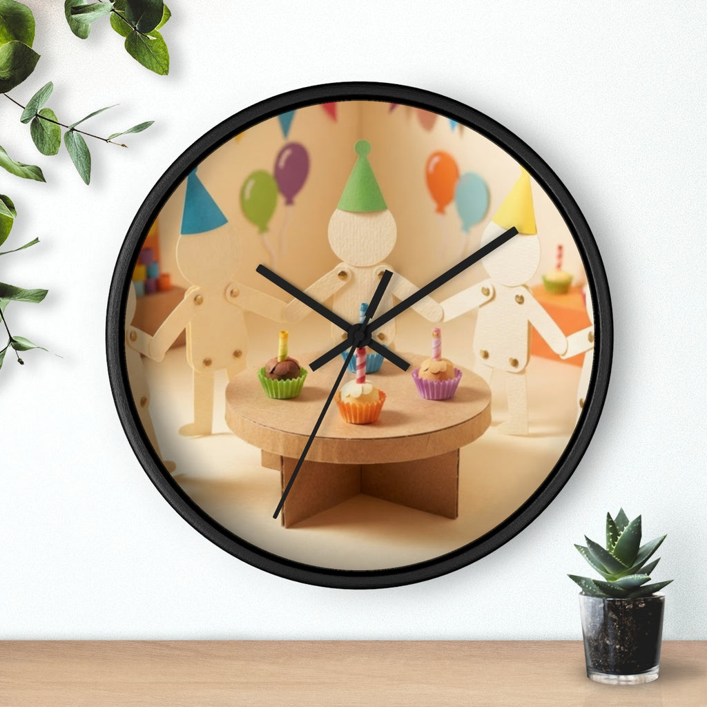 Wall Clock - Paper Party Festive Celebration | Echovira...