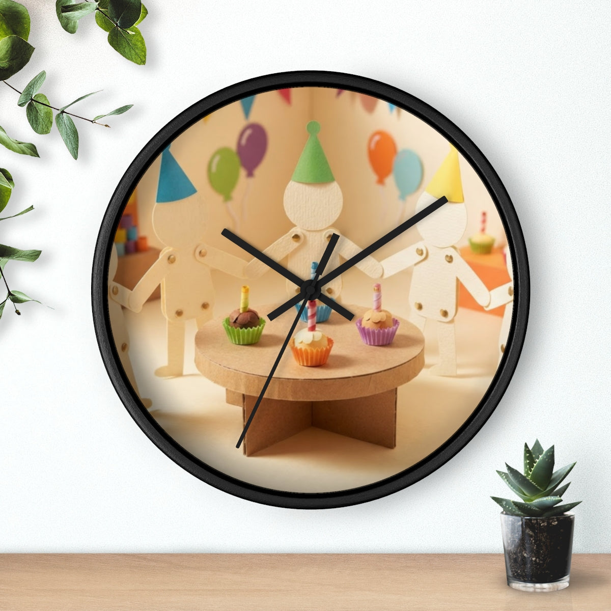 Wall Clock - Paper Party Festive Celebration | Echovira...