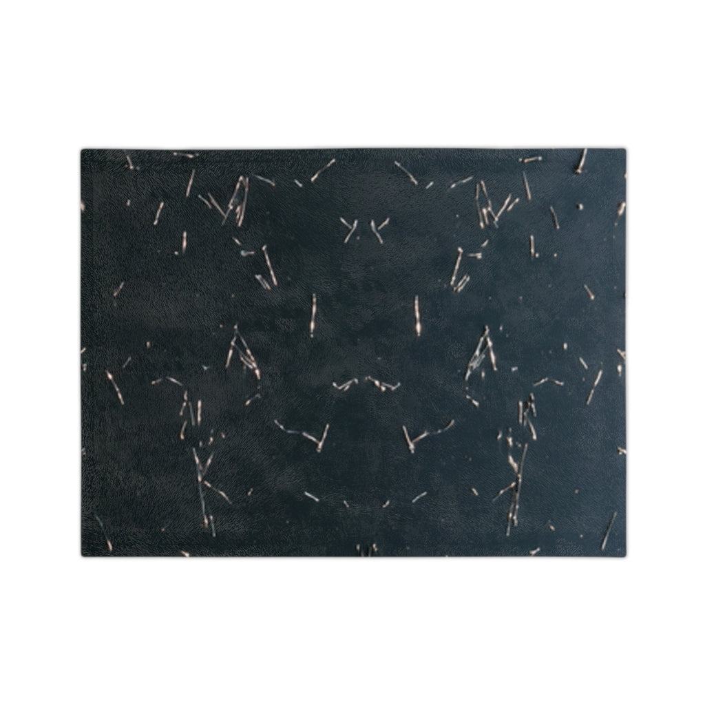 Velveteen Blanket - Midnight Ripple | Echovira Gallery