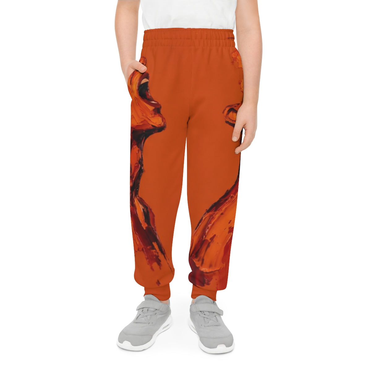 Youth Joggers - Fiery Sunset Joggers | Echovira Gallery
