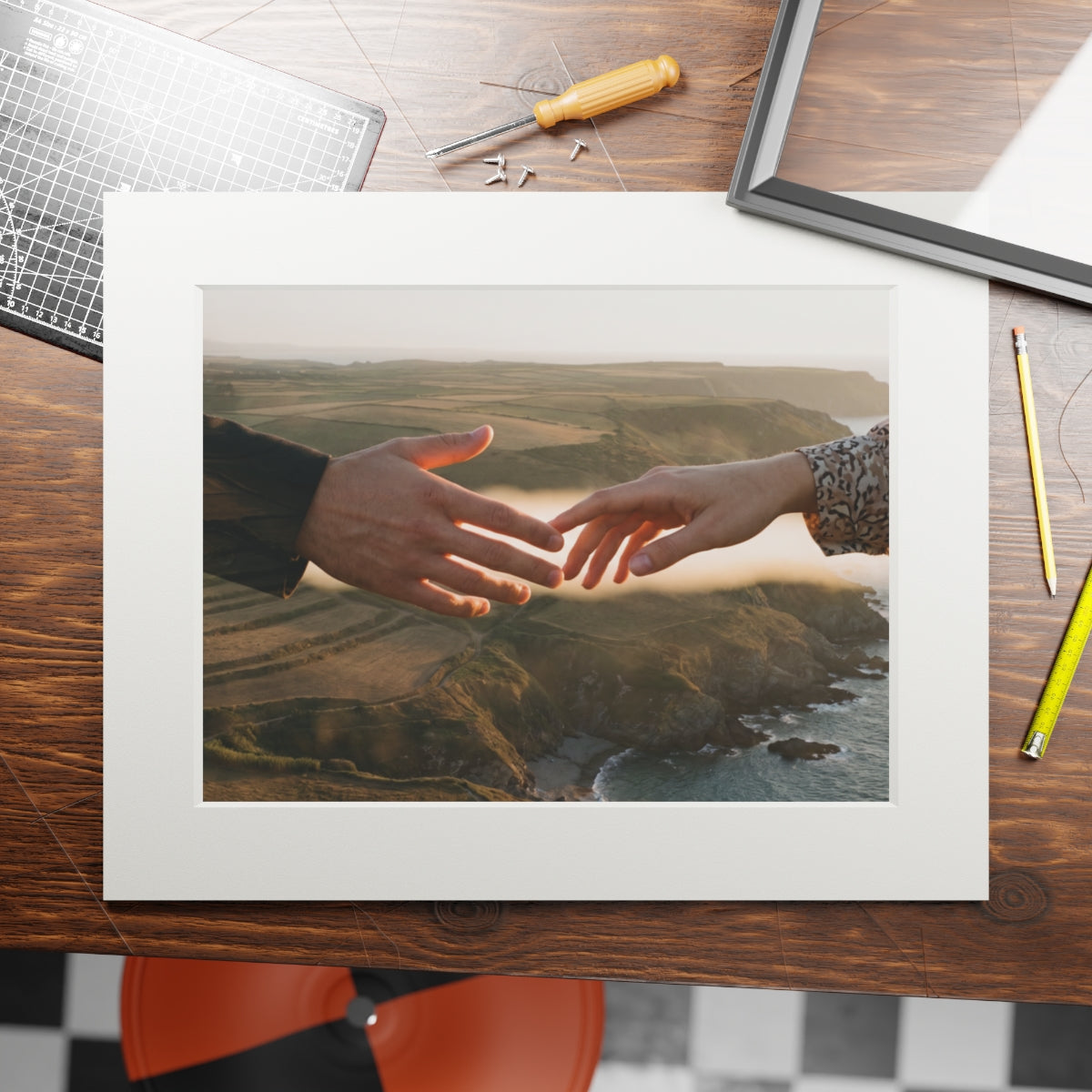 Fine Art Prints - The Infinite Touch | Ethereal Coastal Art...