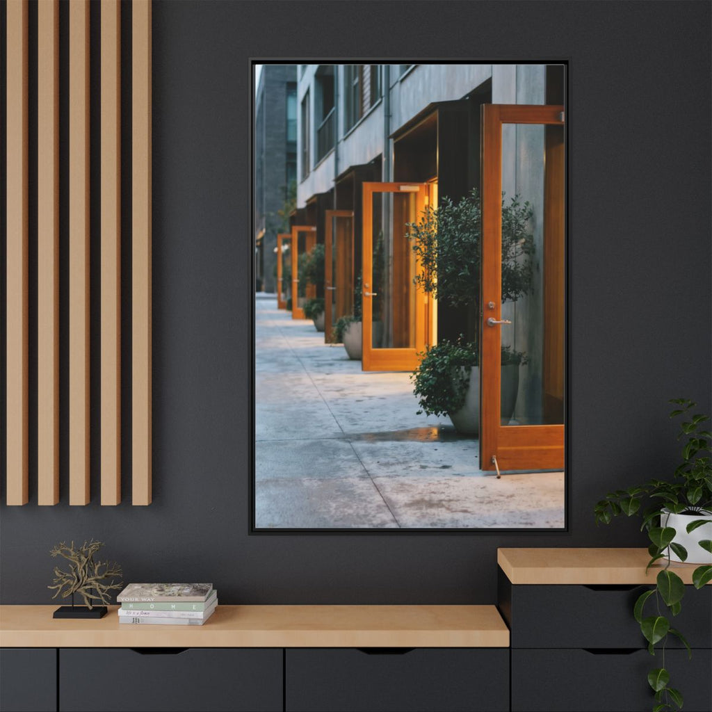 Matte Canvas, Framed - Twilight Promenade (8×10, 9×12... |...