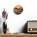 Acrylic Wall Clock - Golden Hour Coast