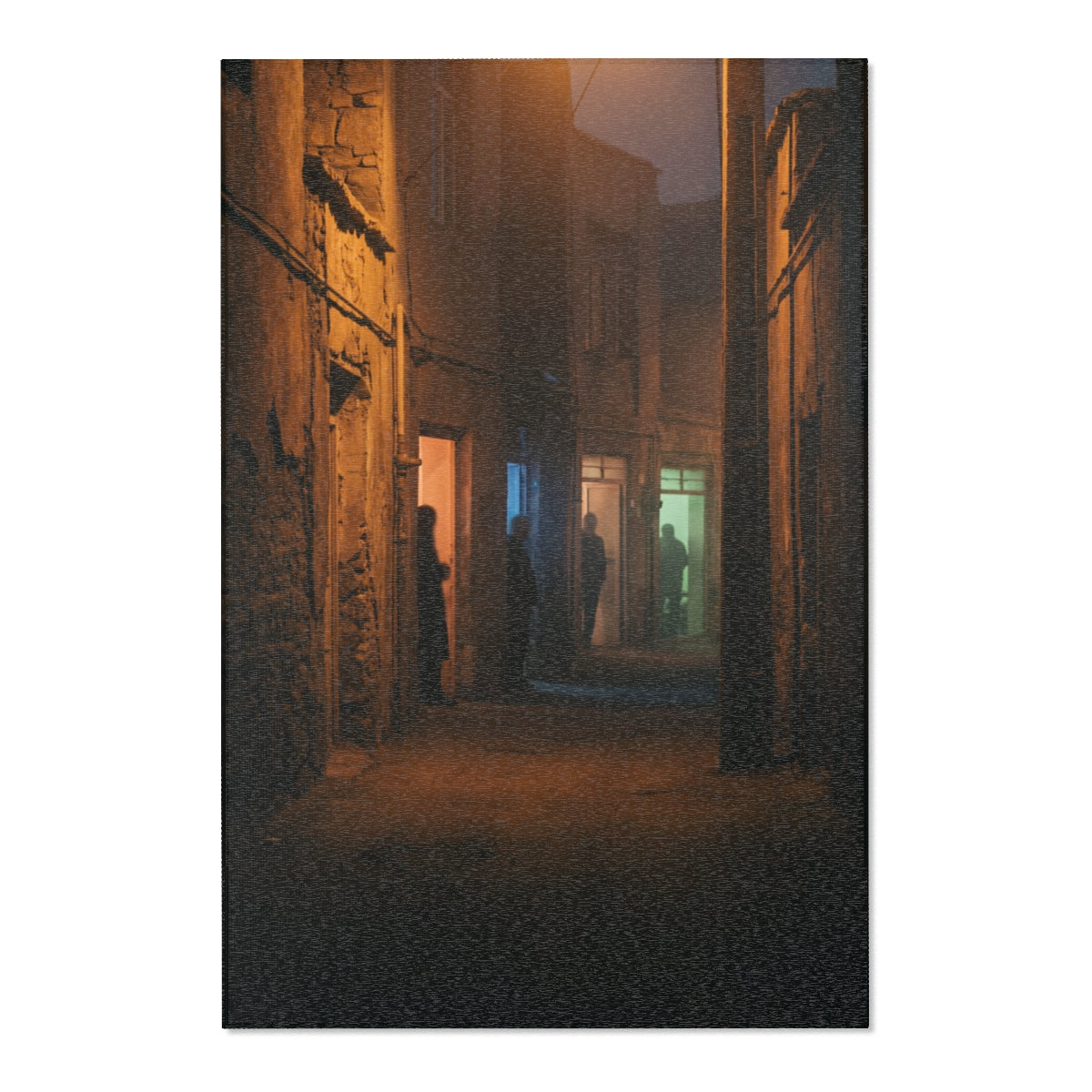 Area Rug - Midnight Alley Cozy Walkway | Echovira Gallery