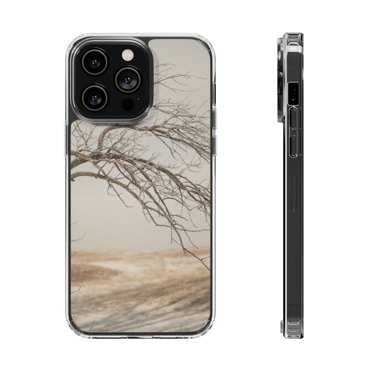 Clear Impact-Resistant Cases - Clear Phone Case - Winter...