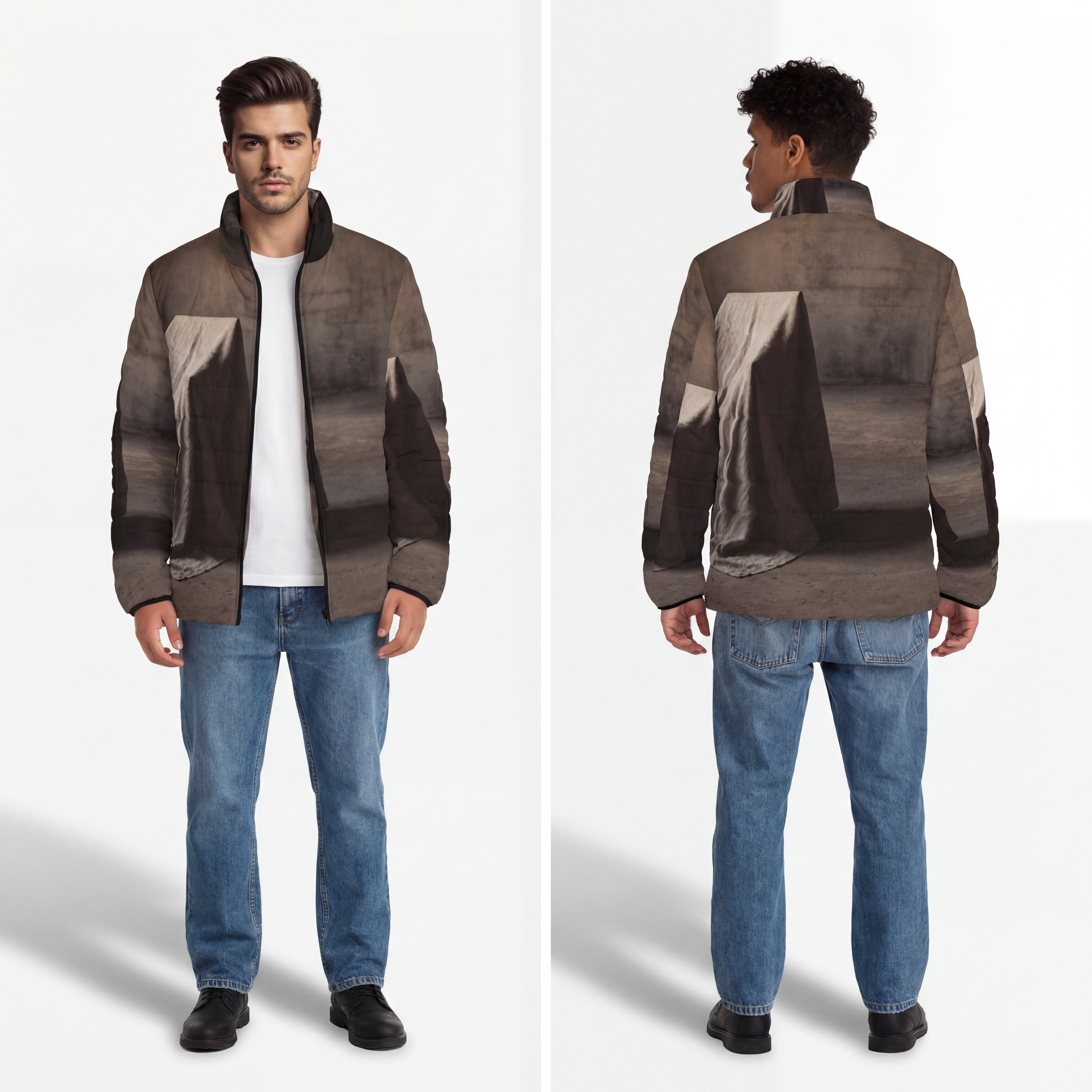 Men's Puffer Jacket - Liminal Shield
