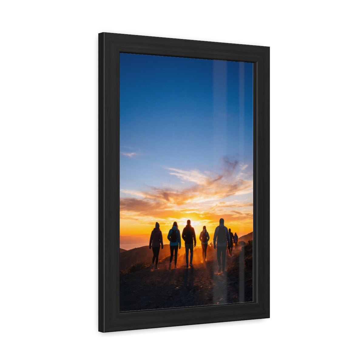 Framed Poster - Sunset Silhouette