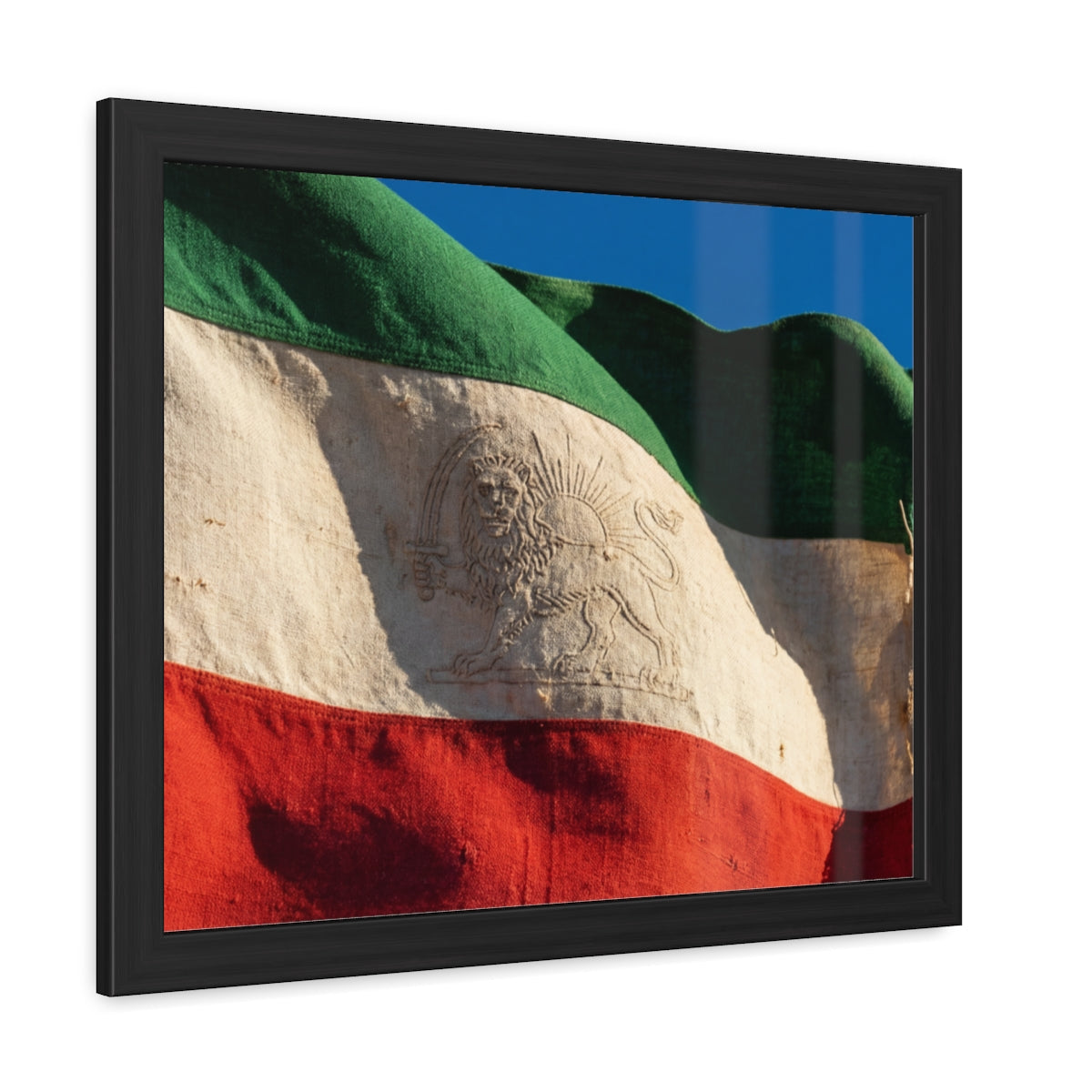 Framed Wall Art - Heritage Flag — Landscape