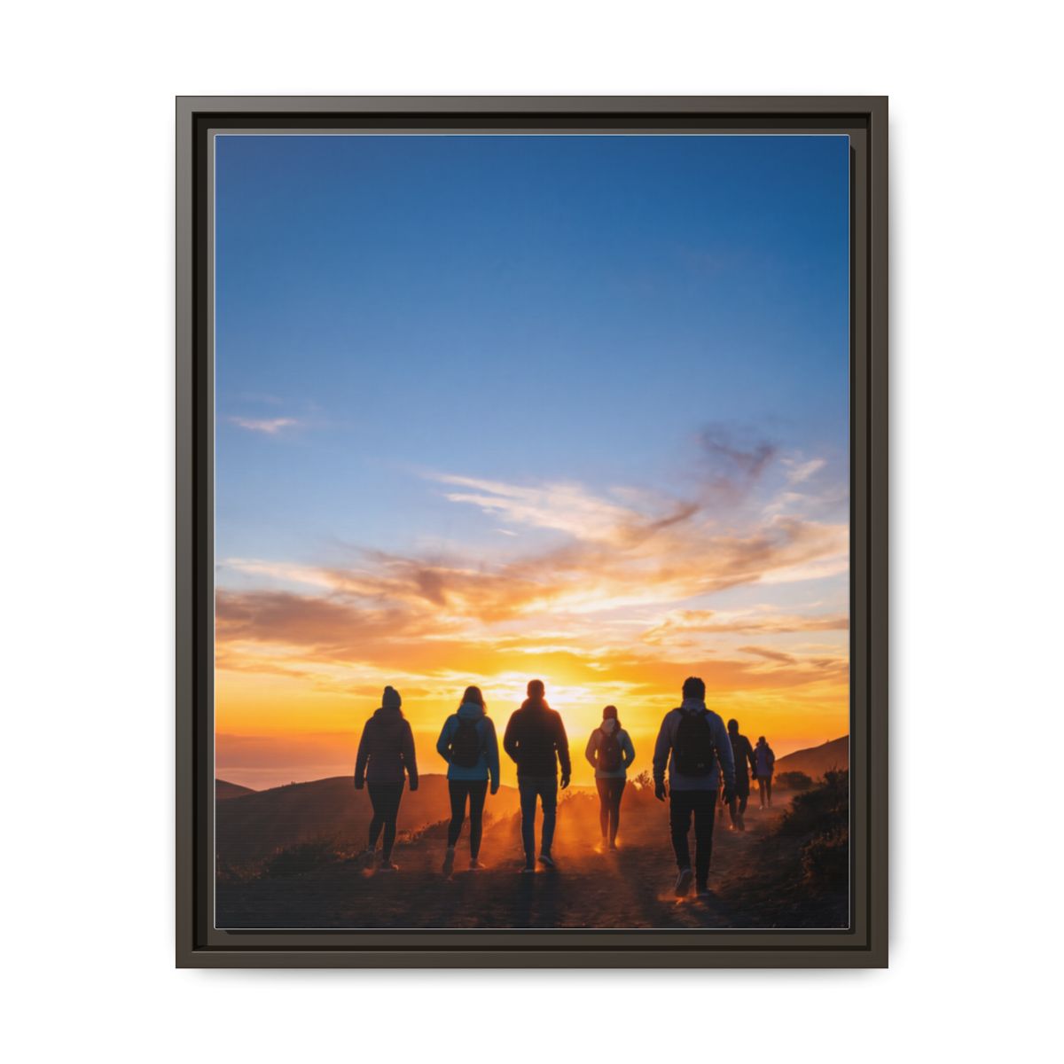 Matte Canvas, Framed - Epic Dawn Trek