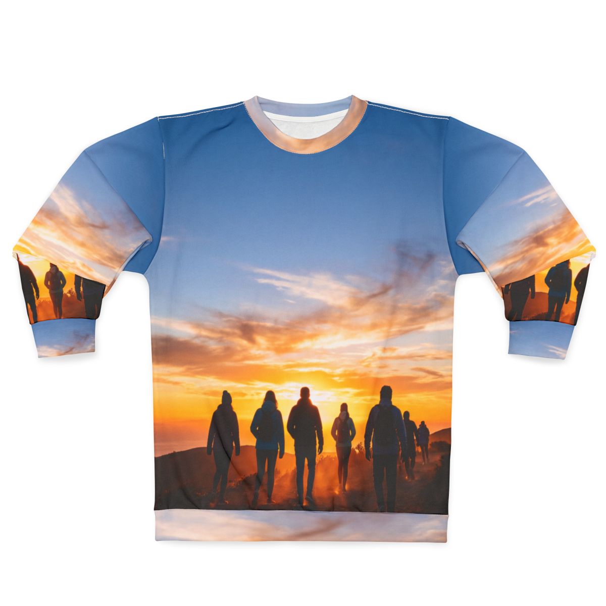 Unisex Sweatshirt - Golden Hiker Dawn