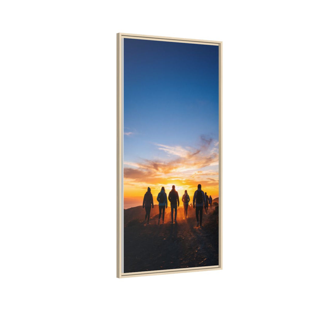 Matte Canvas, Framed - Epic Dawn Trek