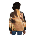 Golden Hour Women's Puffer - Emerald Sunset Coat | Echovira...