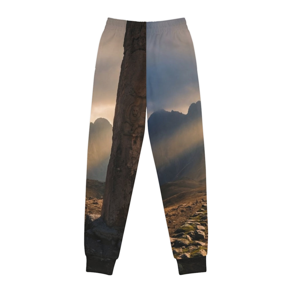 Youth Joggers - Ancient Mountain Sentinel Art | Echovira...