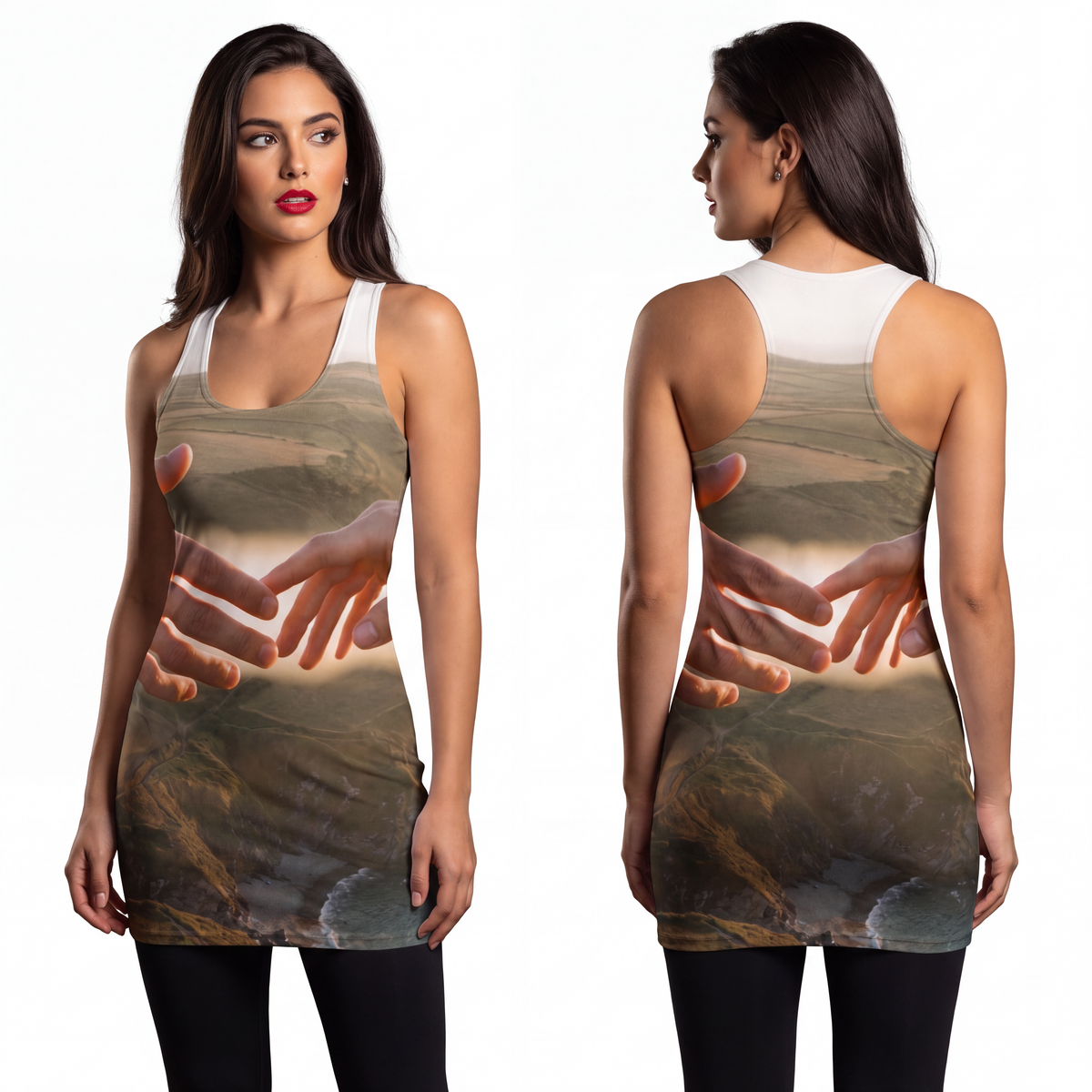 Women's Cut & Sew Racerback Dress - The Infinite Touch |......