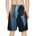 Men's Sports Shorts - Midnight Blue - Cozy Silhouette Style...