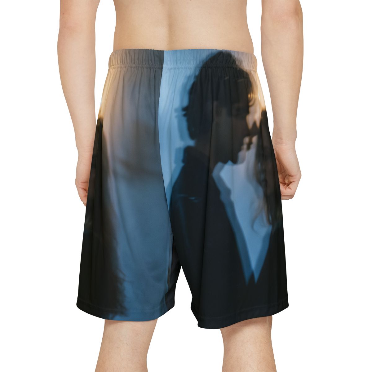 Men's Sports Shorts - Midnight Blue - Cozy Silhouette Style...