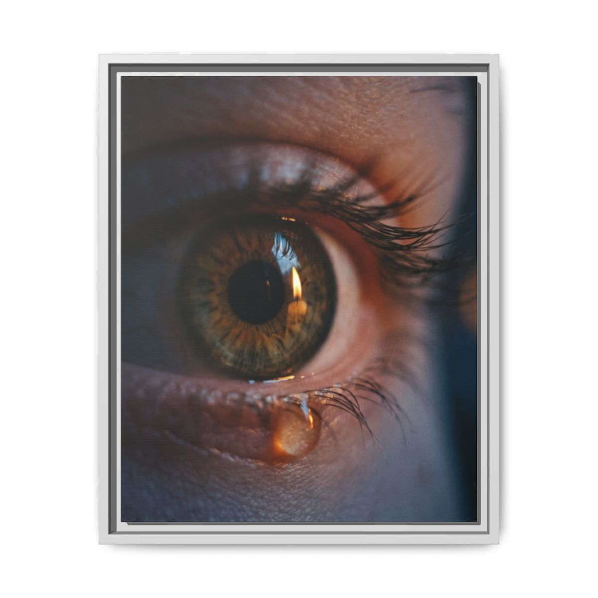 Matte Canvas, Framed - Luminous Tear