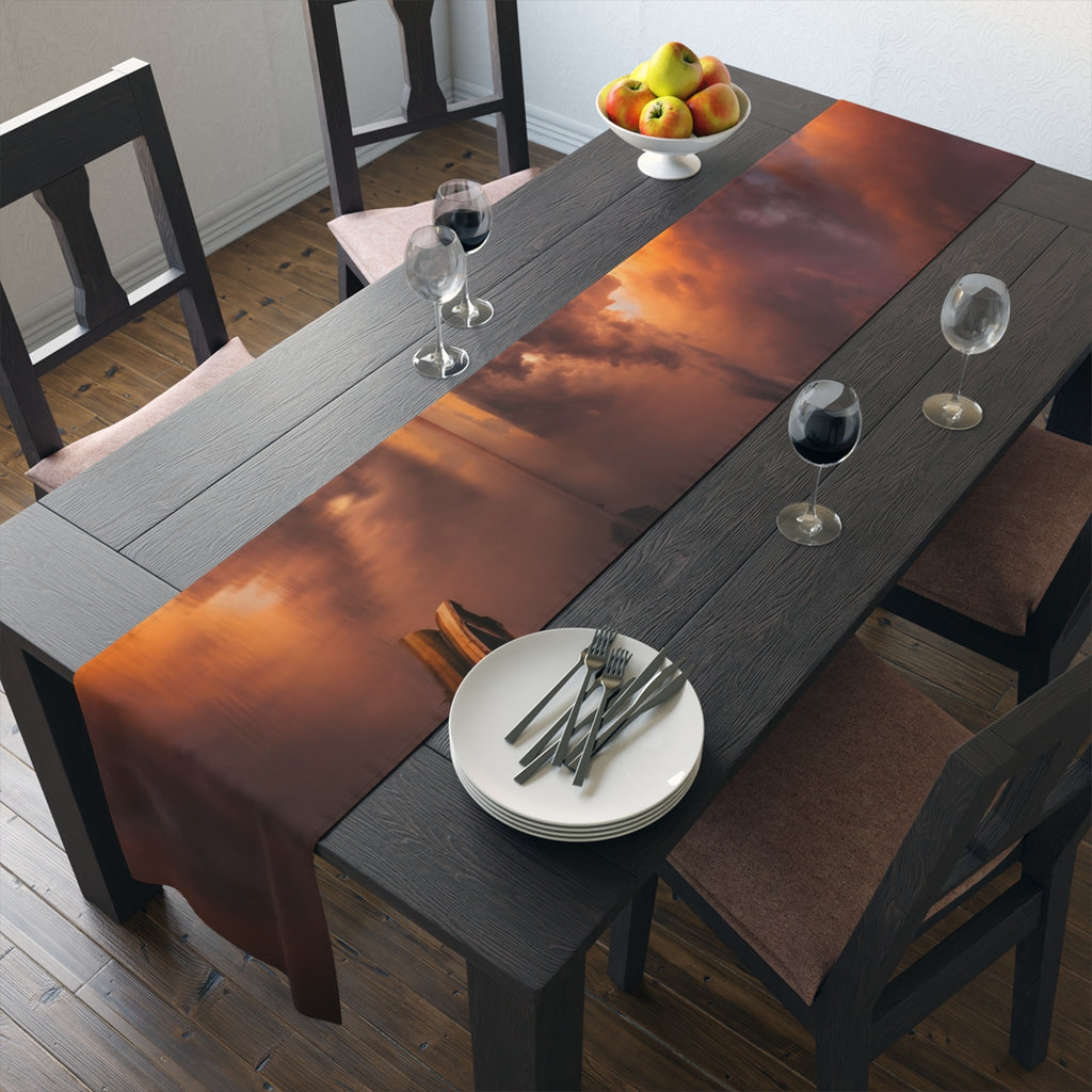 Table Runner - Sunset Serenity Dining Runner | Echovira...