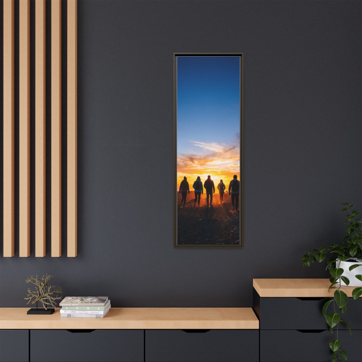 Matte Canvas, Framed - Epic Dawn Trek