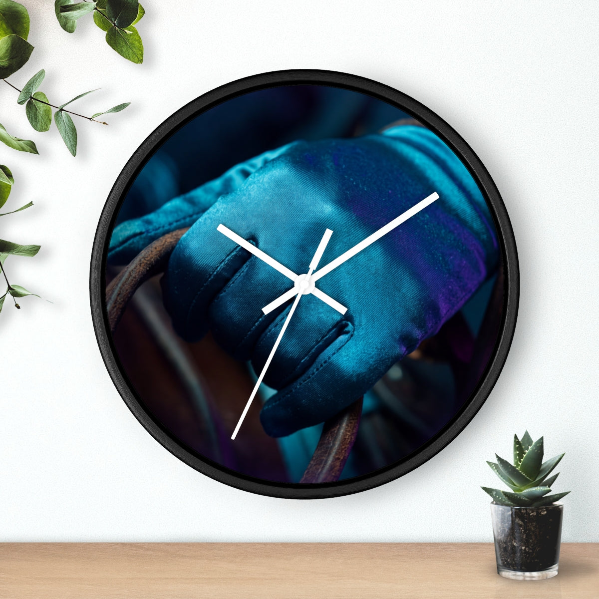 Wall Clock - Satin Whispers | Echovira Gallery
