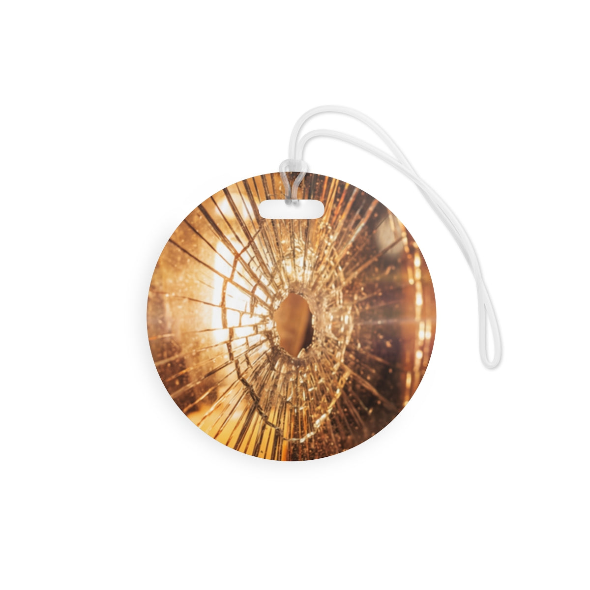 Luggage Tags - Golden Fractures (Set) | Echovira Gallery
