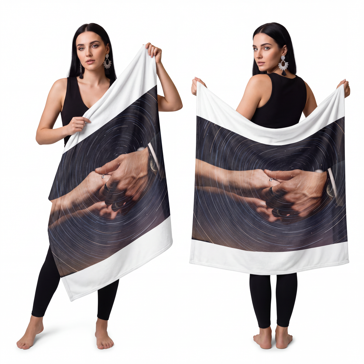 Velveteen Microfiber Blanket - Cosmic Vow Celestial Art... |...