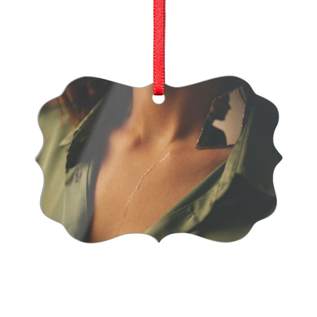 Acrylic Ornament - Silent Echoes Winter Glow | Echovira...