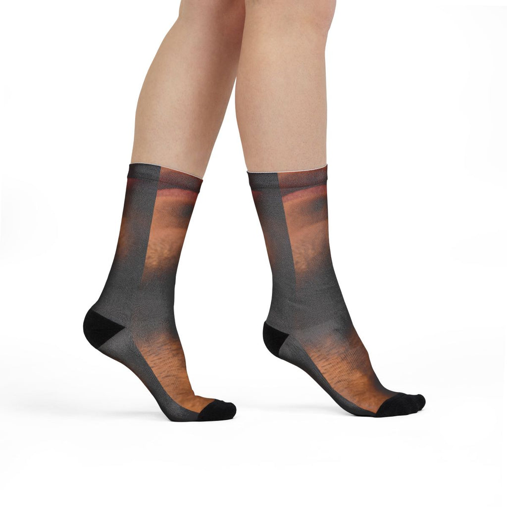 Sublimation Crew Socks - Neon Glow