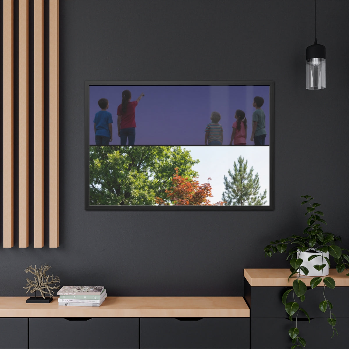 Framed Poster - Little Explorer — Landscape