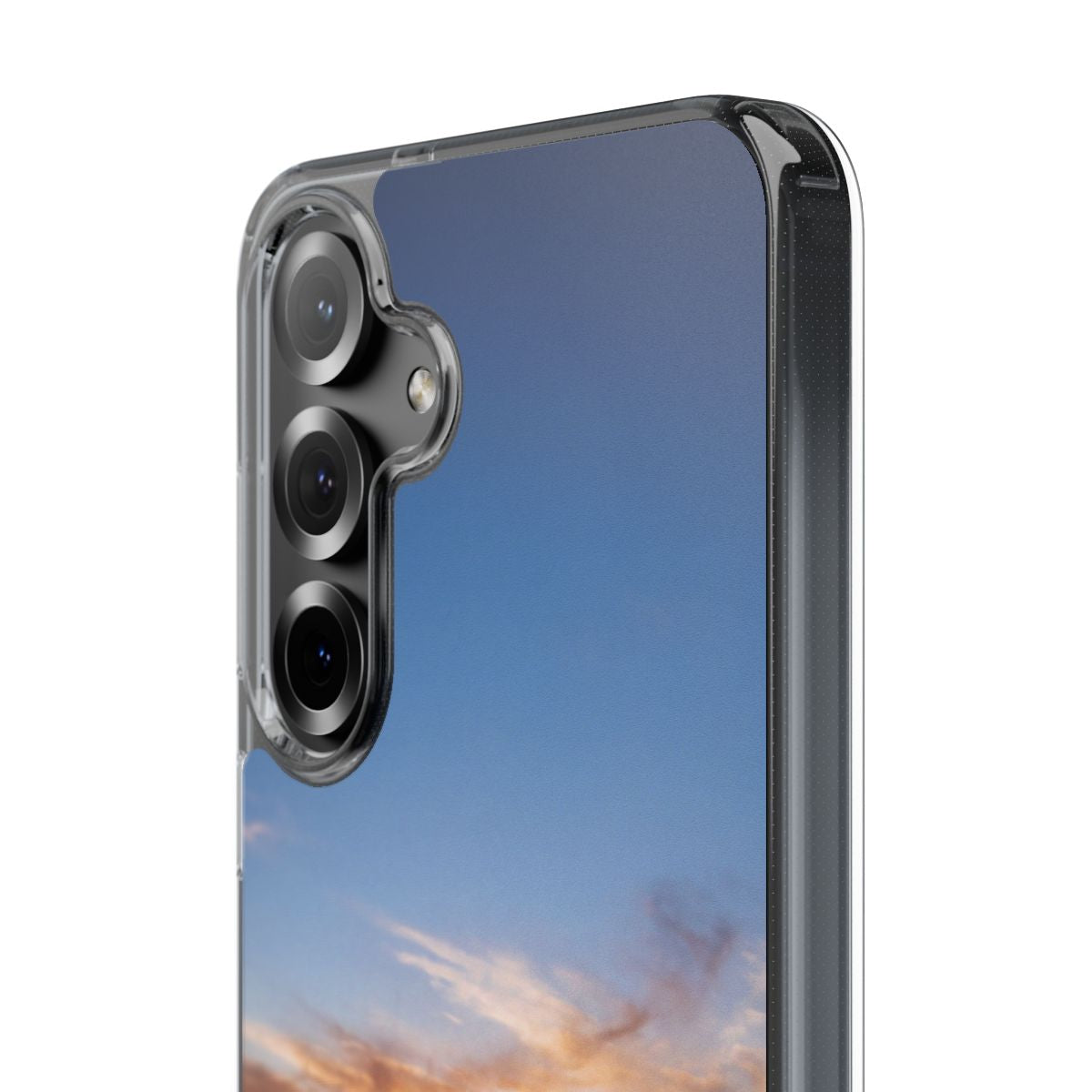 Clear Impact-Resistant Cases - Clear Phone Case - Sunset...