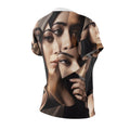 Women's Cut & Sew Tee Abstract Veil Portrait