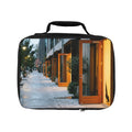 Lunch Bag - Twilight Courtyard City Style | Echovira Gallery