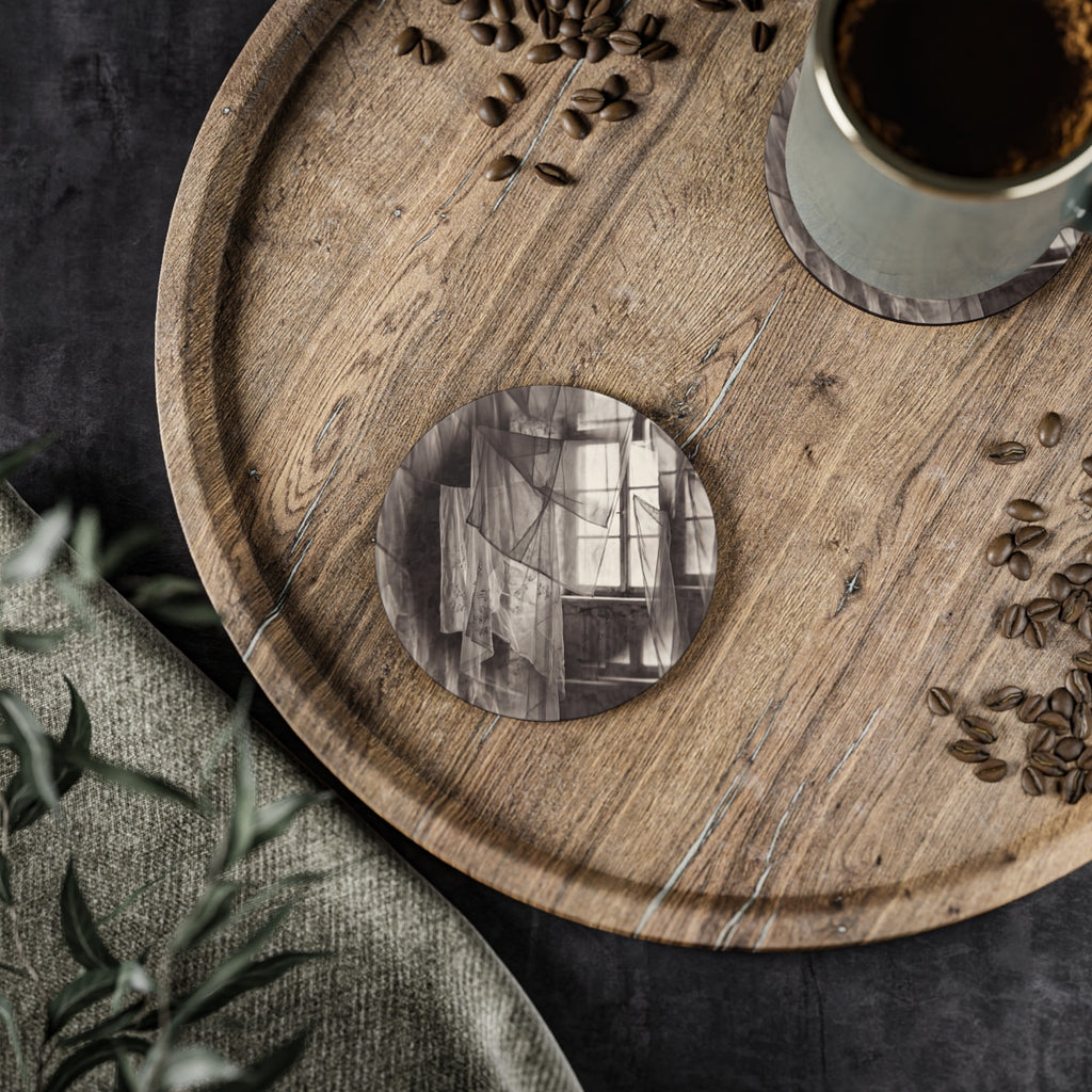 Coasters - Spectral Veils (1 & 4 pcs) | Echovira Gallery