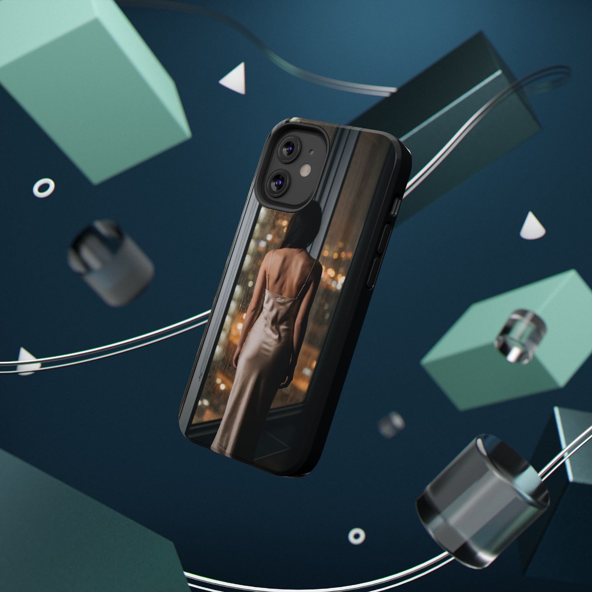 Impact-Resistant Cases - Tough Phone Case - Rainy Windows...— sizes part 1/2