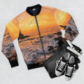 Men's Bomber Jacket - Majestic Ocean Dawn