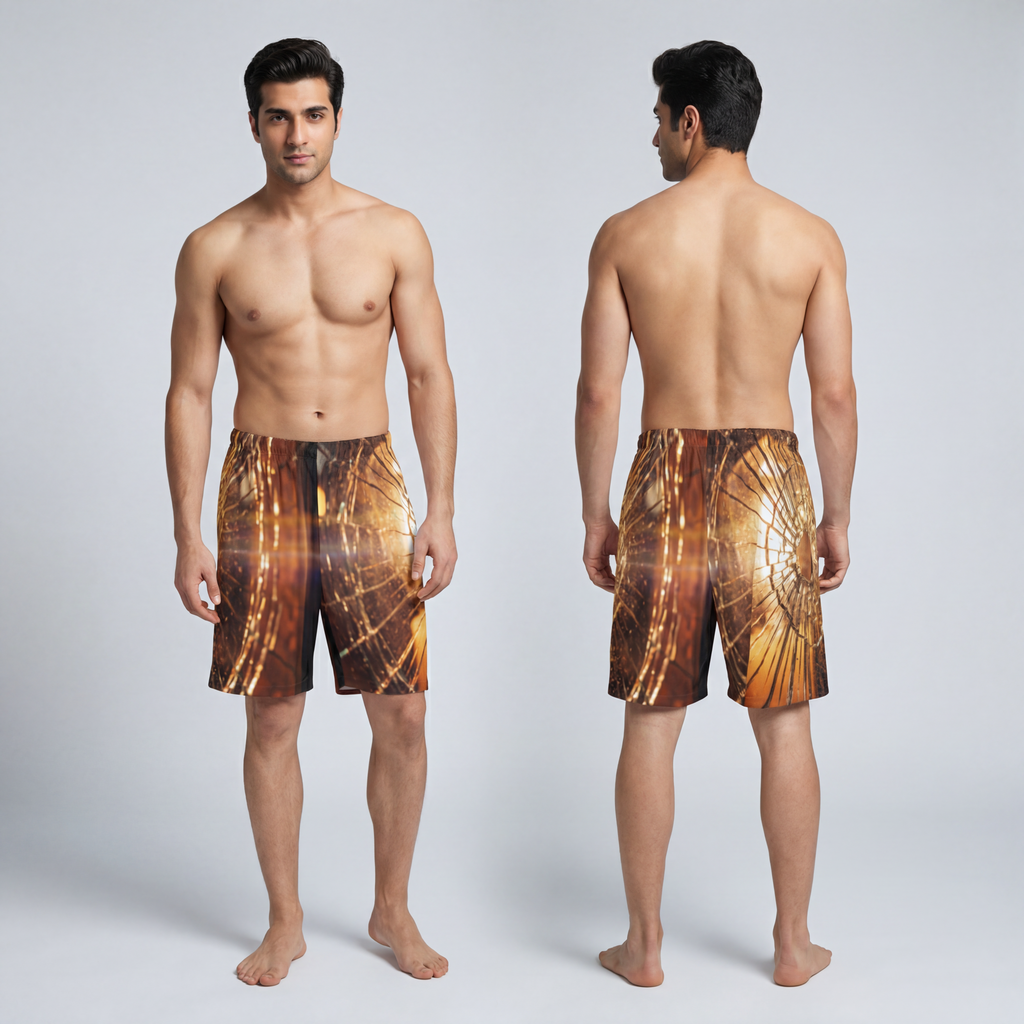 Men's Sports Shorts - Shattered Light