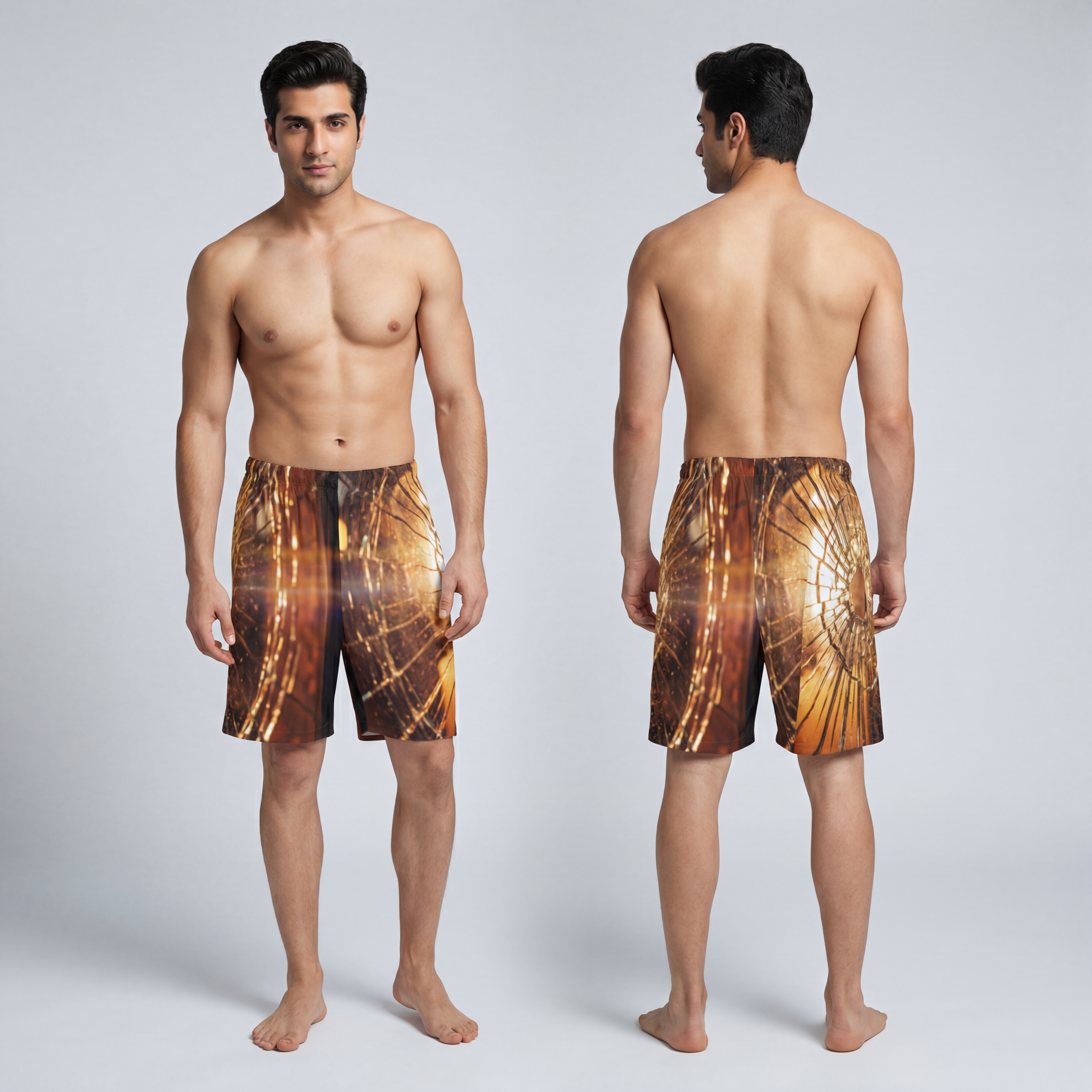 Men's Sports Shorts - Shattered Light