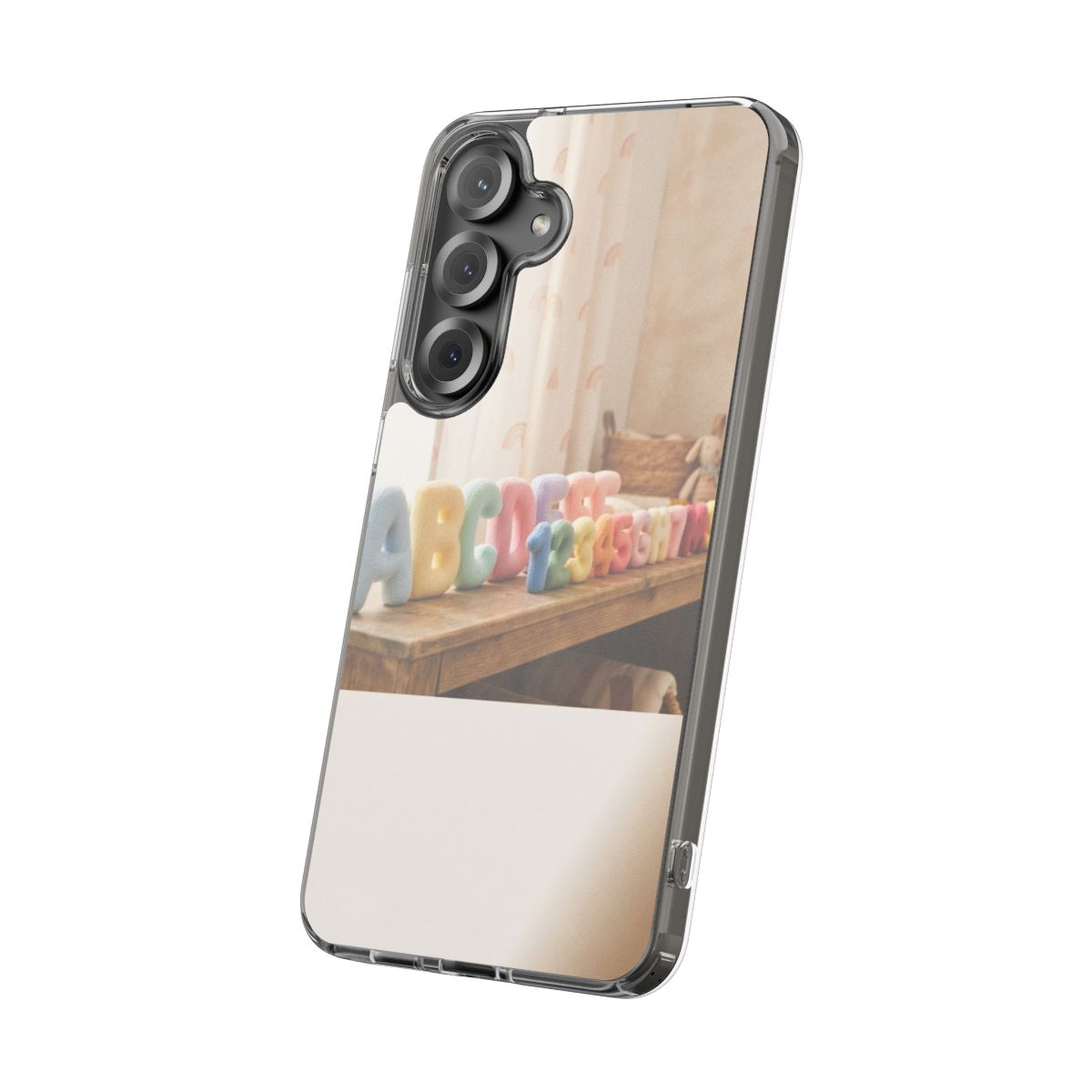 Clear Impact-Resistant Case - Pastel ABCs | Echovira Gallery