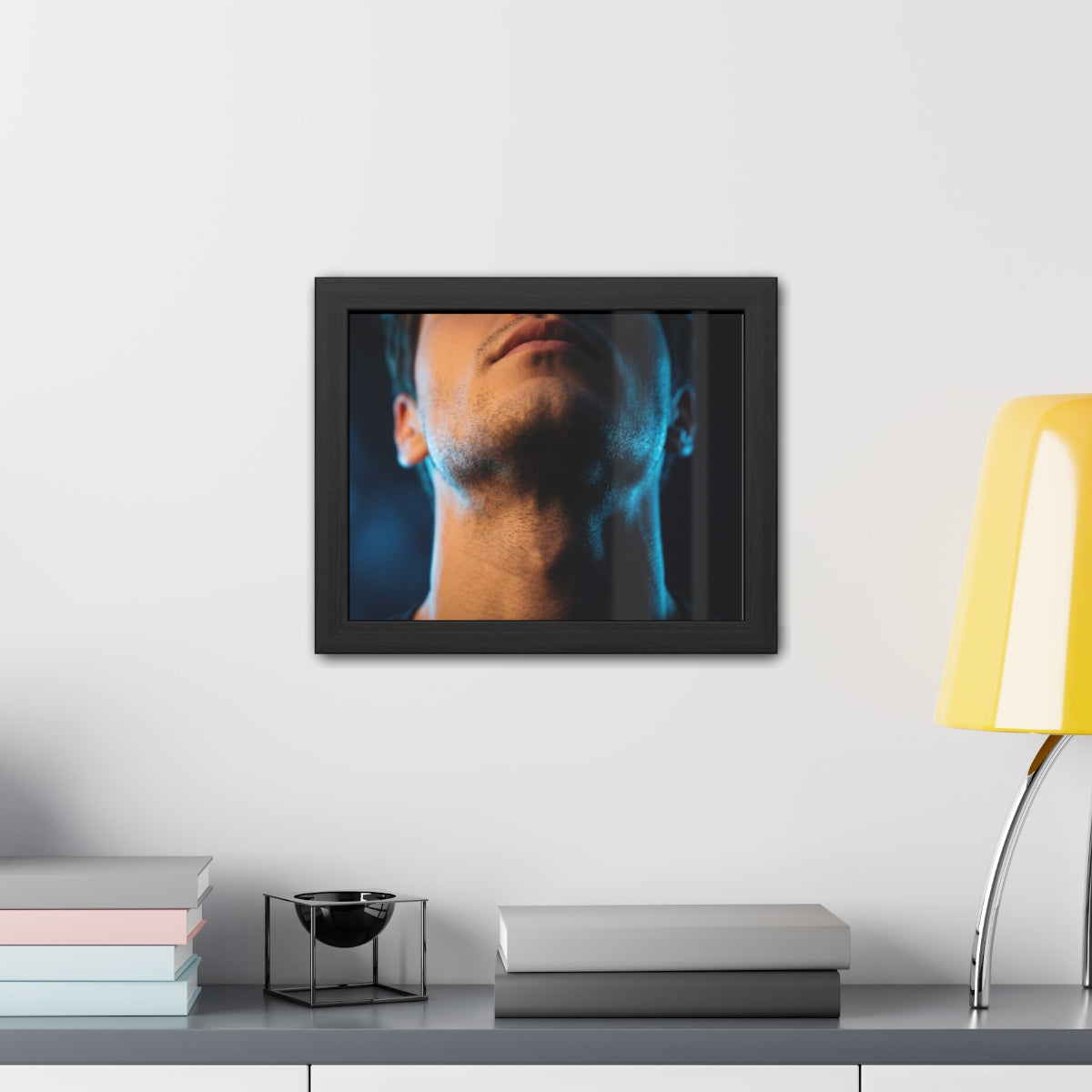 Framed Posters - Neon Shadows Cinematic Portrait Art (10×8...