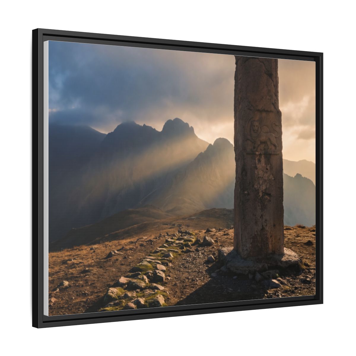 Framed Matte Canvas - Mystic Heritage — Black / 1.25"