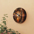 Acrylic Wall Clock - Fractured Glow