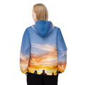 Unisex Windbreaker Jacket - Sunset Trail | Echovira Gallery