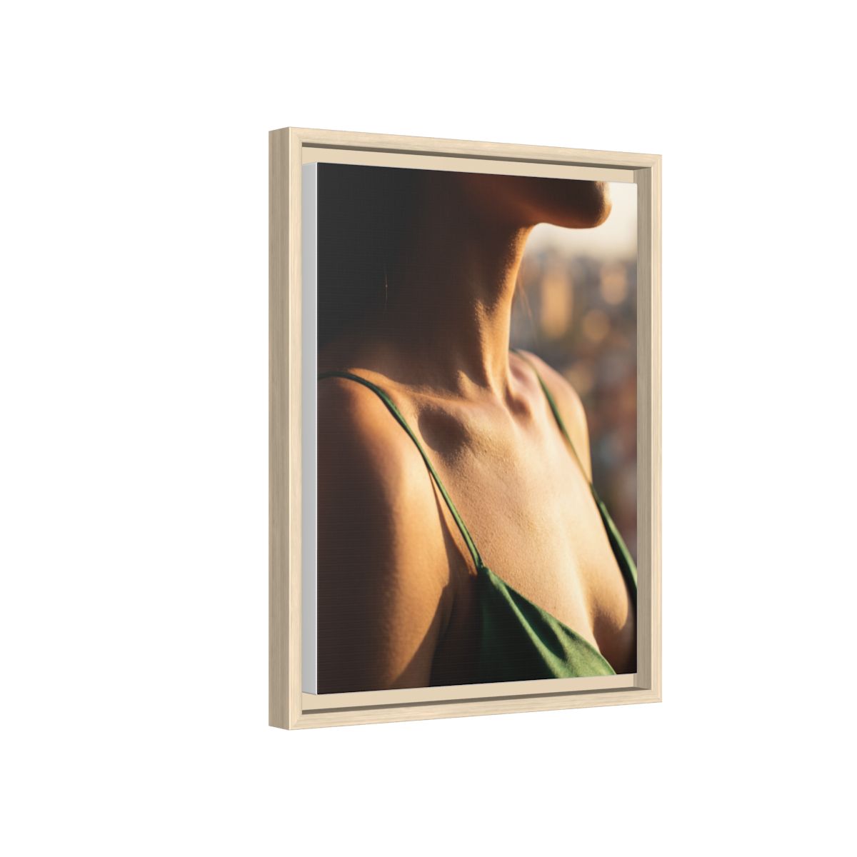 Framed Matte Canvas - Sunlit Muse