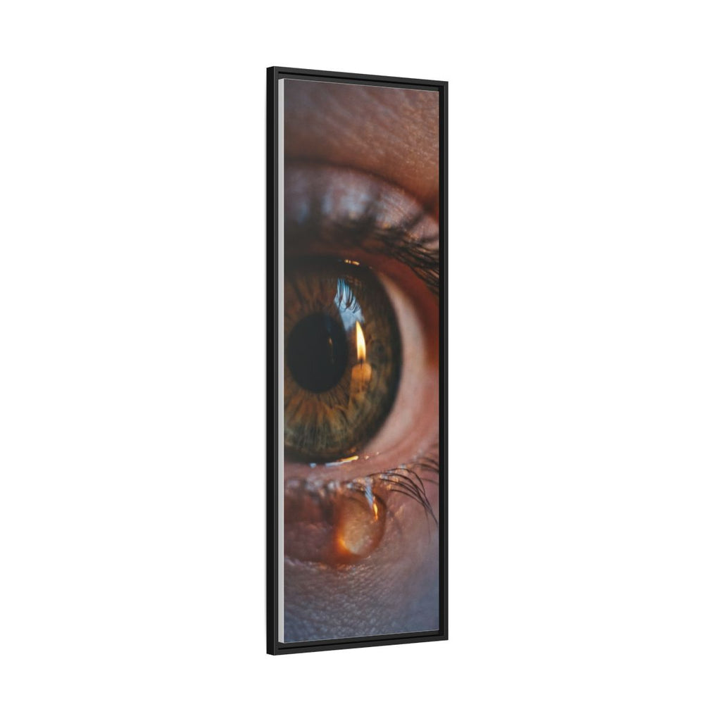 Framed Matte Canvas - Mystic Eye — Black / 1.25"