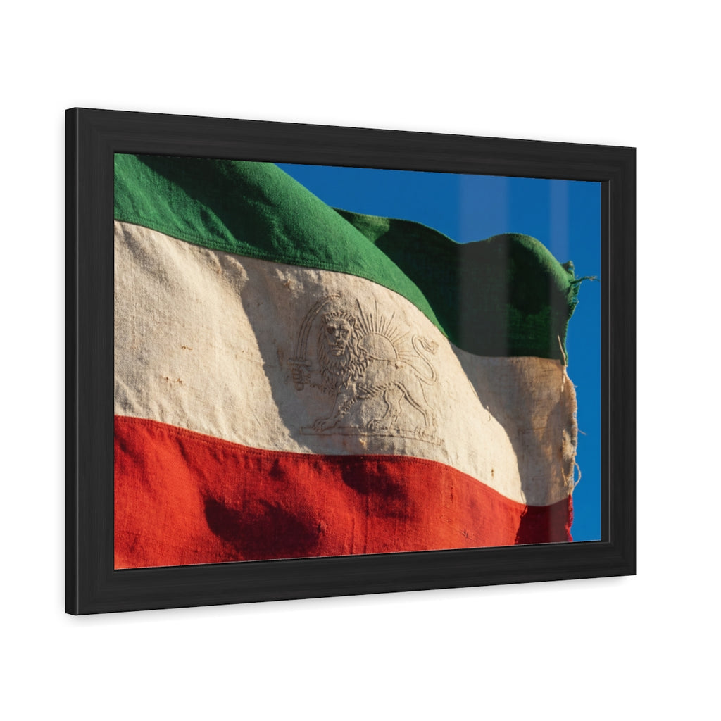 Framed Wall Art - Heritage Flag — Landscape