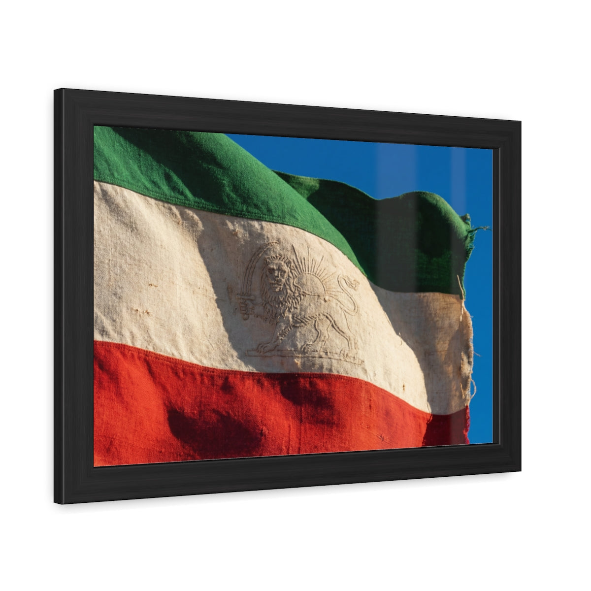 Framed Wall Art - Heritage Flag — Landscape
